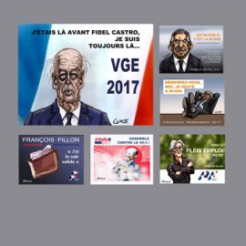 Affiches électorales 2017